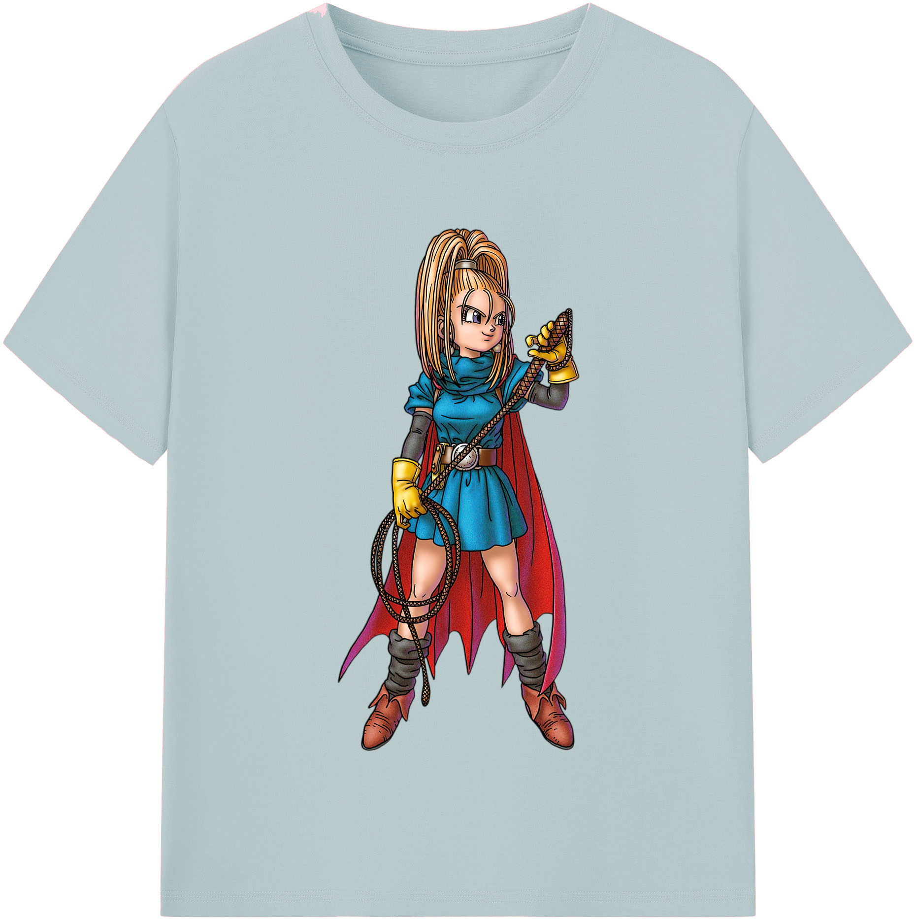 （画像用） ドラゴンクエスト Doragon Kuesuto Dragon Quest 綿100％半袖Tシャツ（フロントプリント）